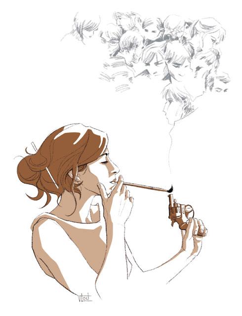 Autoportrait fumeux