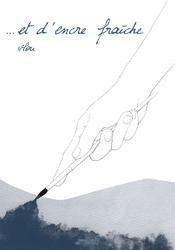 "…et d'encre fraîche", de Vlou, édité chez Drozophile - couverture "…et d'encre fraîche", de Vlou, édité chez Drozophile - couverture