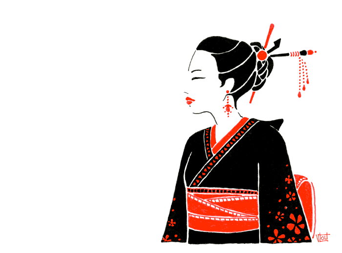 Kimono selfie