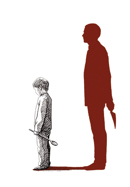 Illustration de Vlou pour la couverture du roman policier Petit-Zob pète les plombs, de Bernard Nuss Illustration de Vlou pour la couverture du roman policier Petit-Zob pète les plombs, de Bernard Nuss